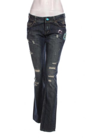 Дамски джинси Desigual, Размер M, Цвят Син, Цена 47,60 лв.