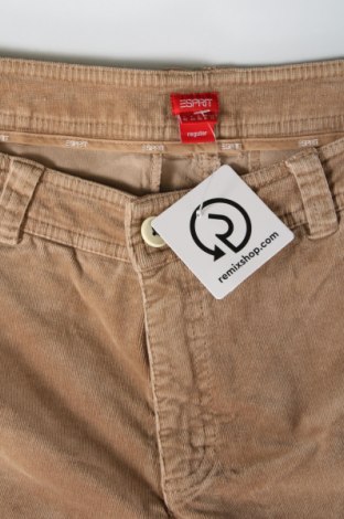 Pantaloni de velvet de femei Esprit, Mărime L, Culoare Maro, Preț 59,62 Lei