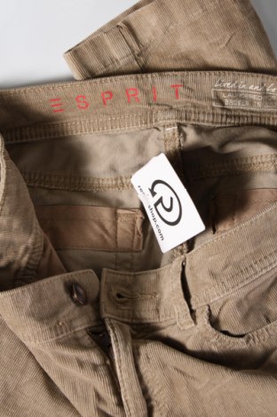 Pantaloni de velvet de femei Esprit, Mărime M, Culoare Bej, Preț 26,97 Lei