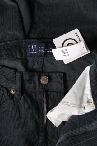 Pantaloni de velvet de femei Gap, Mărime S, Culoare Albastru, Preț 101,32 Lei