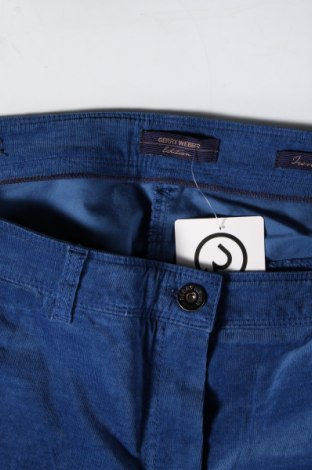 Pantaloni de velvet de femei Gerry Weber, Mărime XXL, Culoare Albastru, Preț 100,66 Lei