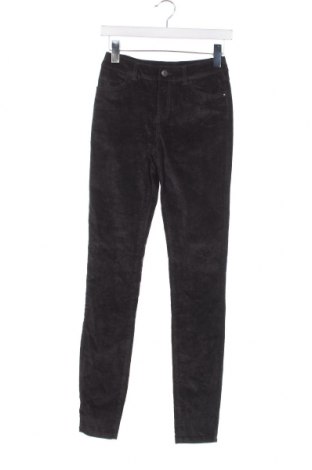 Pantaloni de velvet de femei Groggy, Mărime S, Culoare Gri, Preț 30,26 Lei