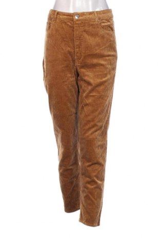 Pantaloni de velvet de femei H&M Divided, Mărime XL, Culoare Maro, Preț 68,09 Lei