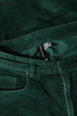 Pantaloni de velvet de femei H&M Divided, Mărime M, Culoare Verde, Preț 74,81 Lei