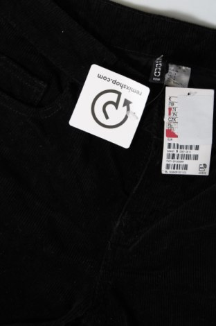 Γυναικείο κοτλέ παντελόνι H&M Divided, Μέγεθος S, Χρώμα Μαύρο, Τιμή 23,88 €
