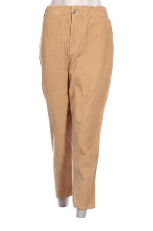 Γυναικείο κοτλέ παντελόνι LCW, Μέγεθος L, Χρώμα  Μπέζ, Τιμή 8,01 €