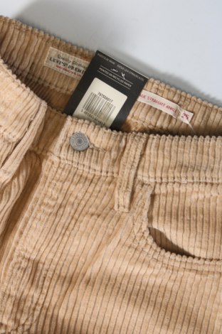 Dámské manšestráky  Levi's, Velikost XS, Barva Béžová, Cena  2 261,00 Kč