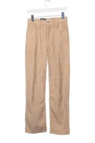 Pantaloni de velvet de femei Levi's, Mărime XS, Culoare Bej, Preț 230,92 Lei