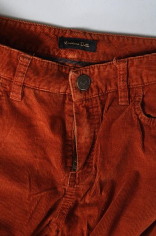 Γυναικείο κοτλέ παντελόνι Massimo Dutti, Μέγεθος M, Χρώμα Πορτοκαλί, Τιμή 20,87 €