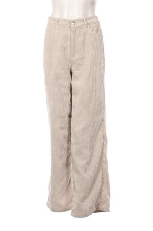 Pantaloni de velvet de femei ONLY, Mărime M, Culoare Ecru, Preț 35,53 Lei