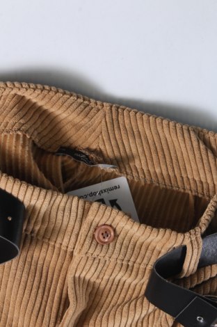 Pantaloni de velvet de femei Piazza Italia, Mărime L, Culoare Bej, Preț 33,39 Lei
