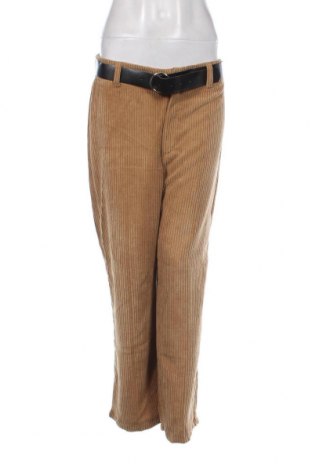 Γυναικείο κοτλέ παντελόνι Piazza Italia, Μέγεθος L, Χρώμα  Μπέζ, Τιμή 5,38 €