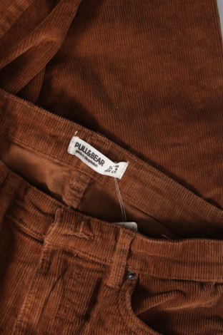 Dámské manšestráky  Pull&Bear, Velikost XS, Barva Hnědá, Cena  152,00 Kč