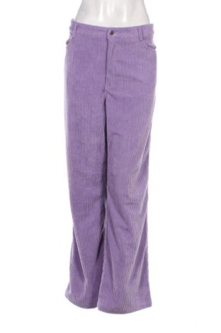 Pantaloni de velvet de femei SHEIN, Mărime XL, Culoare Mov, Preț 42,93 Lei