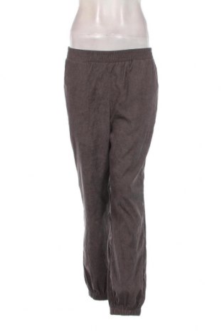 Pantaloni de velvet de femei SHEIN, Mărime S, Culoare Gri, Preț 42,93 Lei