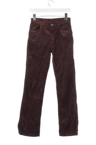 Pantaloni de velvet de femei United Colors Of Benetton, Mărime XS, Culoare Maro, Preț 25,99 Lei