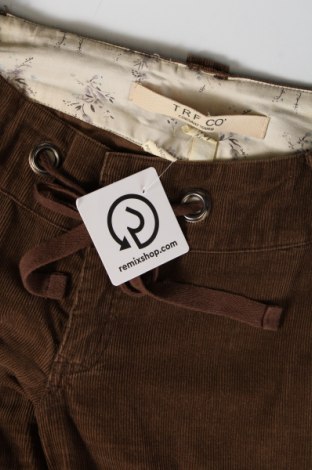 Pantaloni de velvet de femei Zara Trafaluc, Mărime M, Culoare Maro, Preț 41,89 Lei