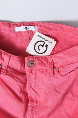 Дамски къс панталон 7 For All Mankind, Размер S, Цвят Розов, Цена 50,73 лв.