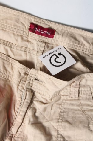 Pantaloni scurți de femei Biaggini, Mărime XL, Culoare Bej, Preț 35,63 Lei