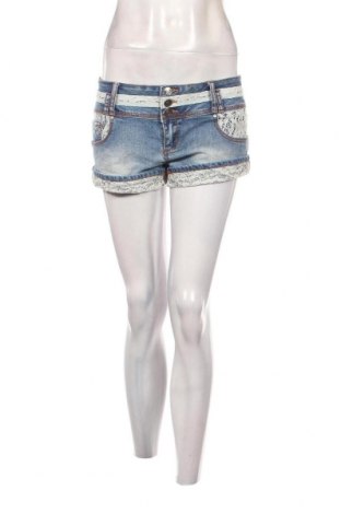 Γυναικείο κοντό παντελόνι Blind Date, Μέγεθος M, Χρώμα Μπλέ, Τιμή 4,11 €