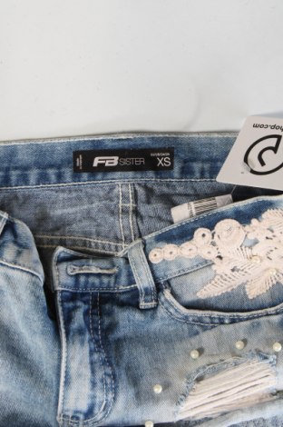 Дамски къс панталон Fb Sister, Размер XS, Цвят Син, Цена 19,00 лв.