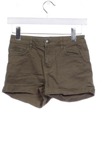 Дамски къс панталон H&M, Размер XS, Цвят Зелен, Цена 27,63 лв.