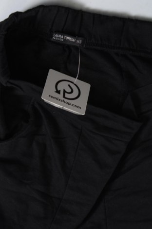Дамски къс панталон Laura Torelli, Размер XS, Цвят Черен, Цена 19,00 лв.