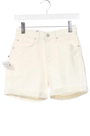 Дамски къс панталон Lee, Размер XS, Цвят Бял, Цена 49,49 лв.