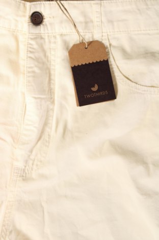 Γυναικείο κοντό παντελόνι Twothirds, Μέγεθος L, Χρώμα Εκρού, Τιμή 18,71 €