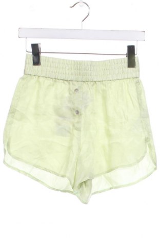 Дамски къс панталон Zara, Размер XS, Цвят Зелен, Цена 23,00 лв.