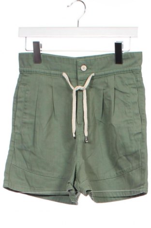 Pantaloni scurți de femei Zara, Mărime XS, Culoare Verde, Preț 29,61 Lei