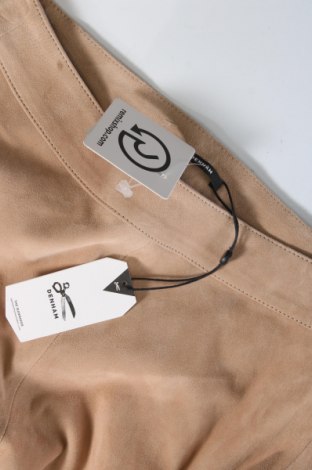 Γυναικείο παντελόνι δερμάτινο Denham, Μέγεθος XS, Χρώμα  Μπέζ, Τιμή 99,51 €