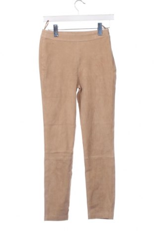 Pantaloni de piele pentru damă Denham, Mărime XS, Culoare Bej, Preț 564,47 Lei