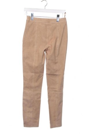 Pantaloni de piele pentru damă Denham, Mărime XS, Culoare Bej, Preț 564,47 Lei