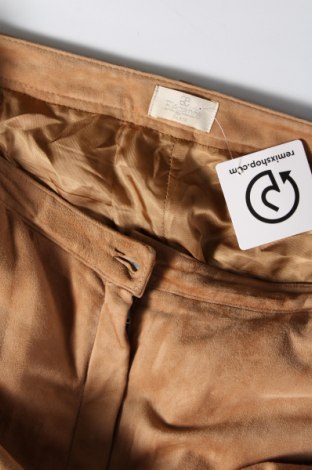 Damskie skórzane spodnie Elegance Paris, Rozmiar XL, Kolor Beżowy, Cena 300,67 zł