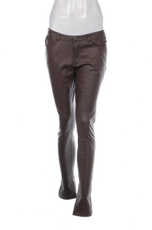 Pantaloni de piele pentru damă Foglie Rosse, Mărime L, Culoare Bej, Preț 123,19 Lei