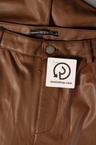 Pantaloni de piele pentru damă Guess, Mărime XL, Culoare Maro, Preț 565,79 Lei