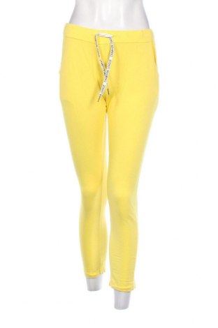 Дамски панталон, Размер M, Цвят Жълт, Цена 7,54 лв.