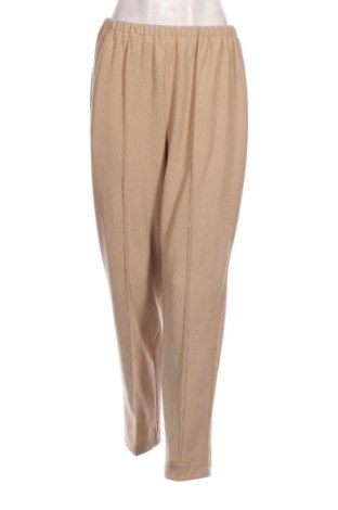 Γυναικείο παντελόνι Adagio, Μέγεθος L, Χρώμα  Μπέζ, Τιμή 7,18 €
