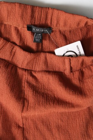 Дамски панталон Amisu, Размер M, Цвят Кафяв, Цена 11,60 лв.