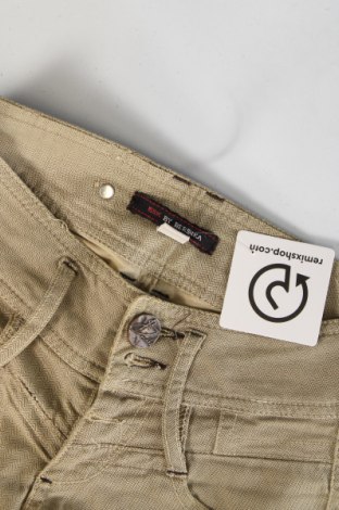 Дамски панталон Bershka, Размер XXS, Цвят Зелен, Цена 13,05 лв.