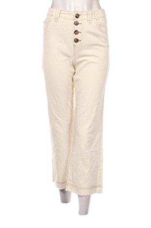 Damenhose Bershka, Größe S, Farbe Beige, Preis 9,08 €