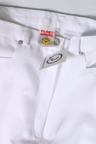 Дамски панталон Clockhouse, Размер XS, Цвят Бял, Цена 17,60 лв.