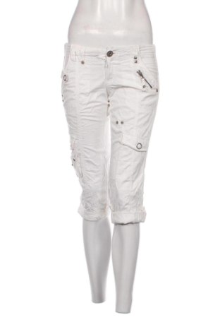 Damskie spodnie Colours Of The World, Rozmiar S, Kolor Biały, Cena 18,55 zł