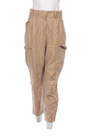 Дамски панталон H&M, Размер S, Цвят Бежов, Цена 11,60 лв.