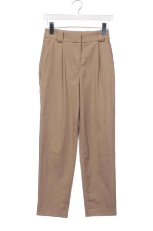 Дамски панталон H&M, Размер XS, Цвят Кафяв, Цена 17,41 лв.
