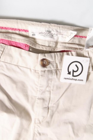 Дамски панталон H&M L.O.G.G., Размер L, Цвят Бежов, Цена 10,15 лв.