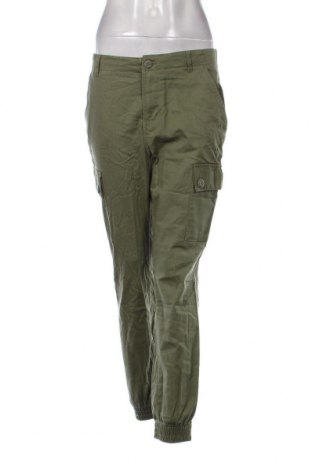 Дамски панталон H&M L.O.G.G., Размер M, Цвят Зелен, Цена 9,57 лв.
