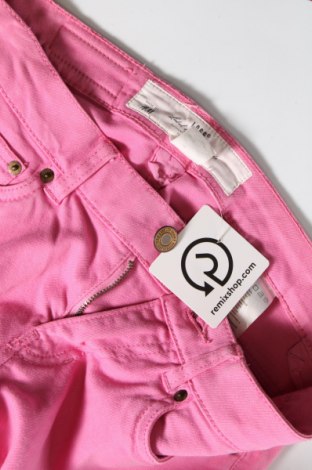 Дамски панталон H&M L.O.G.G., Размер M, Цвят Розов, Цена 17,60 лв.