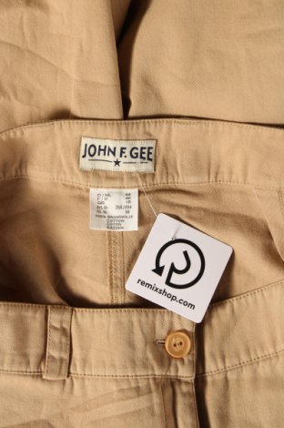 Дамски панталон John F. Gee, Размер XL, Цвят Бежов, Цена 18,45 лв.